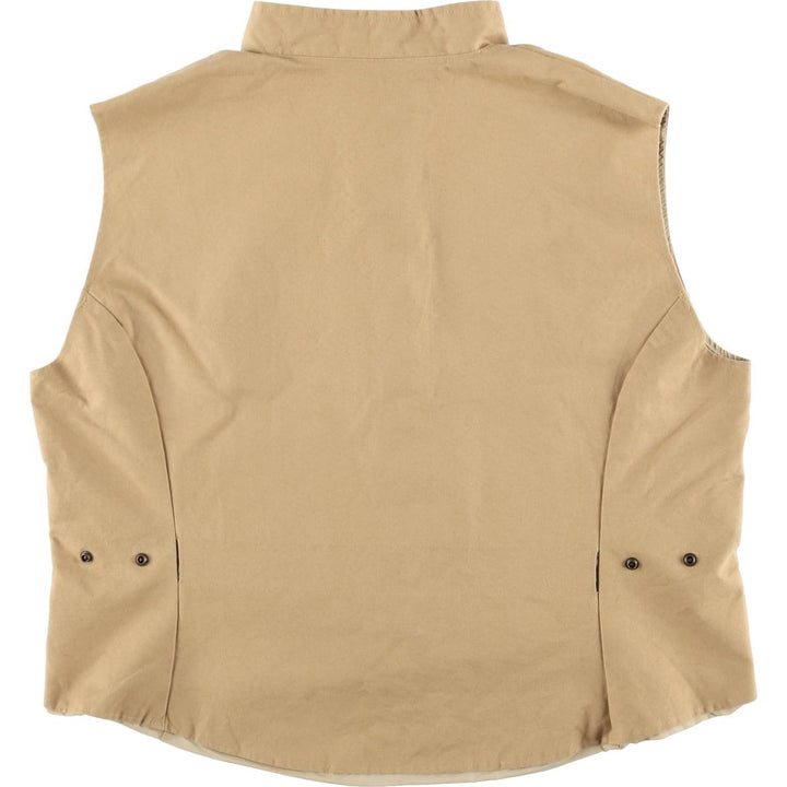 Schaefer Duck Vest, Made in USA, Men's XL cotton Beige type Vintage Second Hand