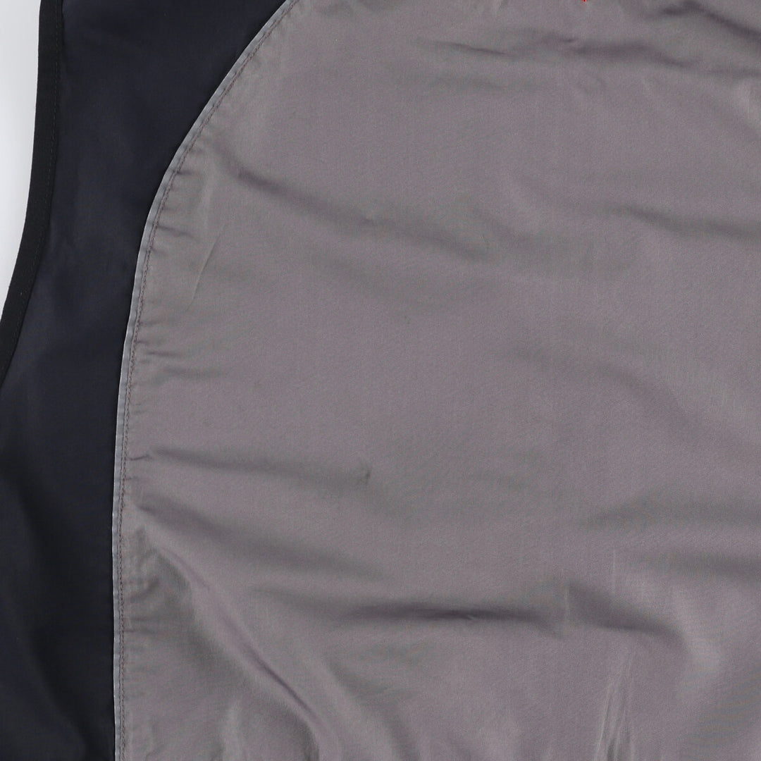00s~ Champion Authentic Athletic Apparel Warm-up vest, men's size L unclear gray type Vintage Second Hand