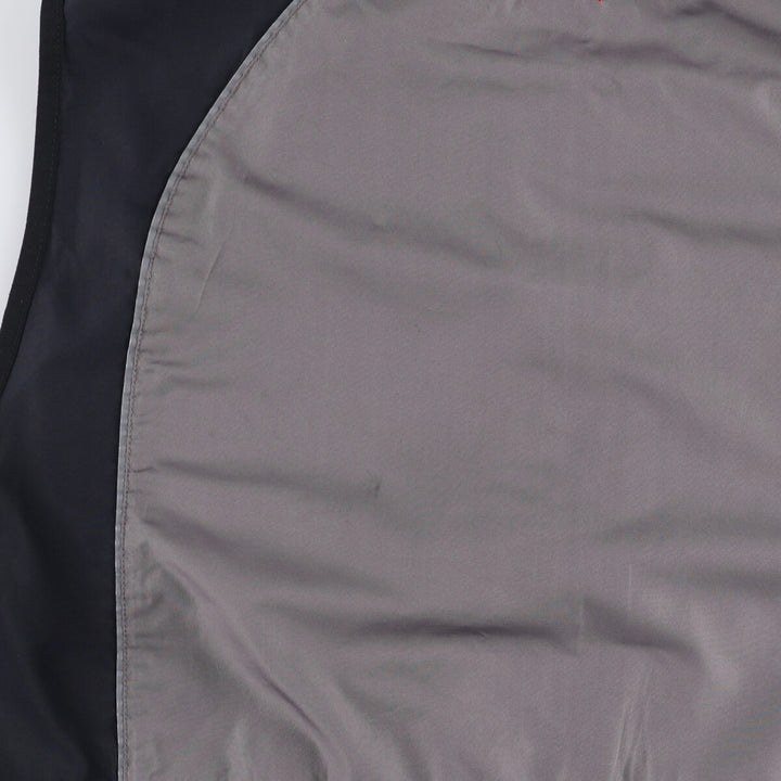 00s~ Champion Authentic Athletic Apparel Warm-up vest, men's size L unclear gray type Vintage Second Hand