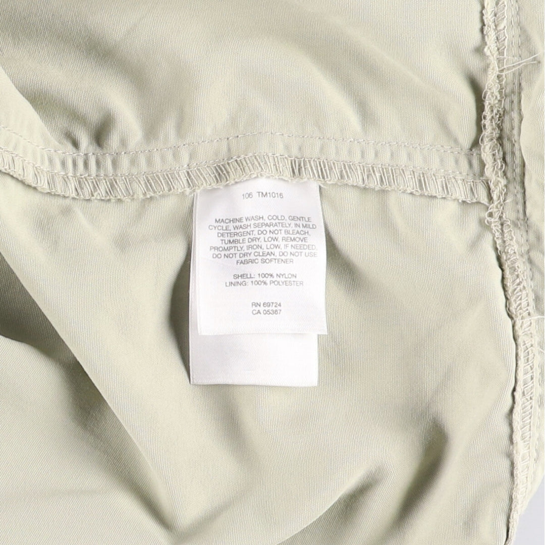 Columbia Titanium Stand Collar Fishing Vest, Men's XL Nylon Khaki type beige Vintage Second Hand