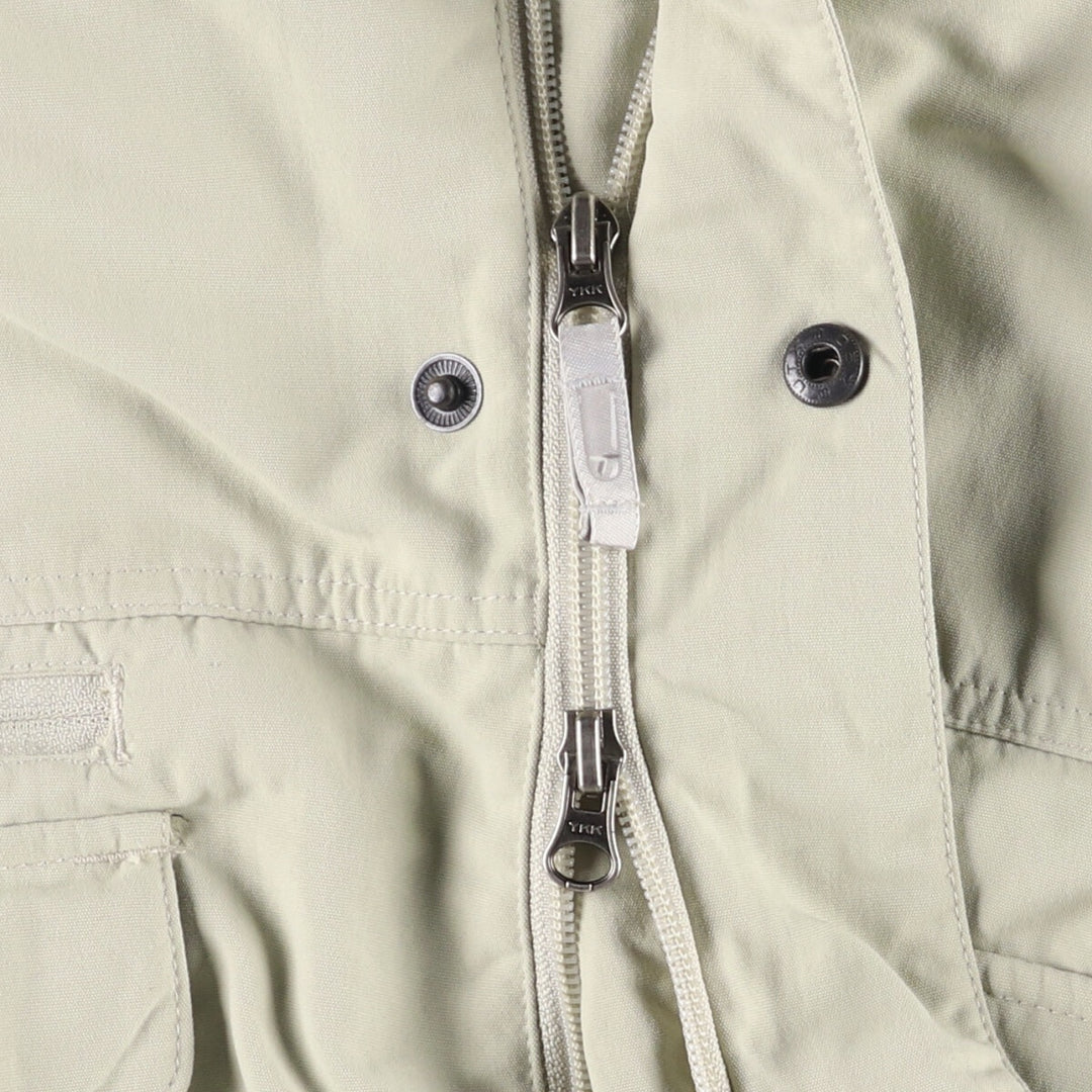 Columbia Titanium Stand Collar Fishing Vest, Men's XL Nylon Khaki type beige Vintage Second Hand