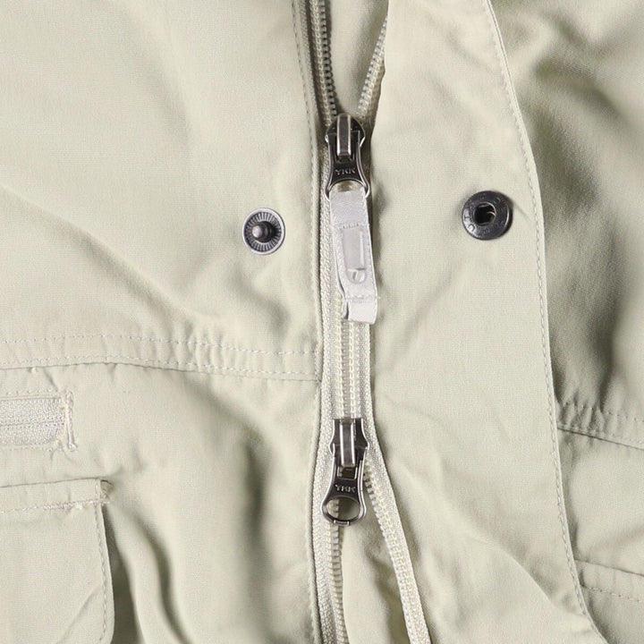Columbia Titanium Stand Collar Fishing Vest, Men's XL Nylon Khaki type beige Vintage Second Hand