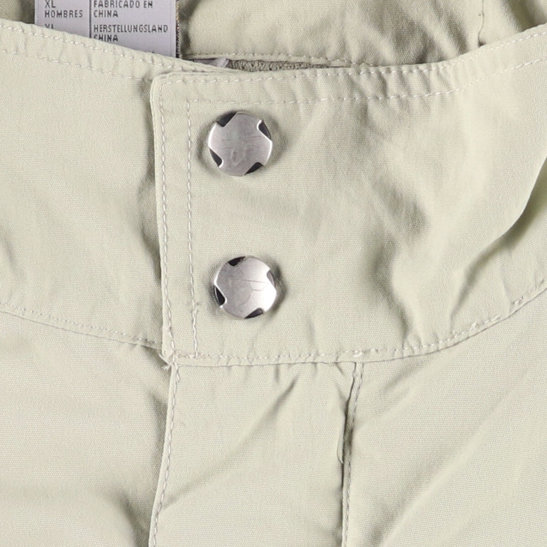 Columbia Titanium Stand Collar Fishing Vest, Men's XL Nylon Khaki type beige Vintage Second Hand