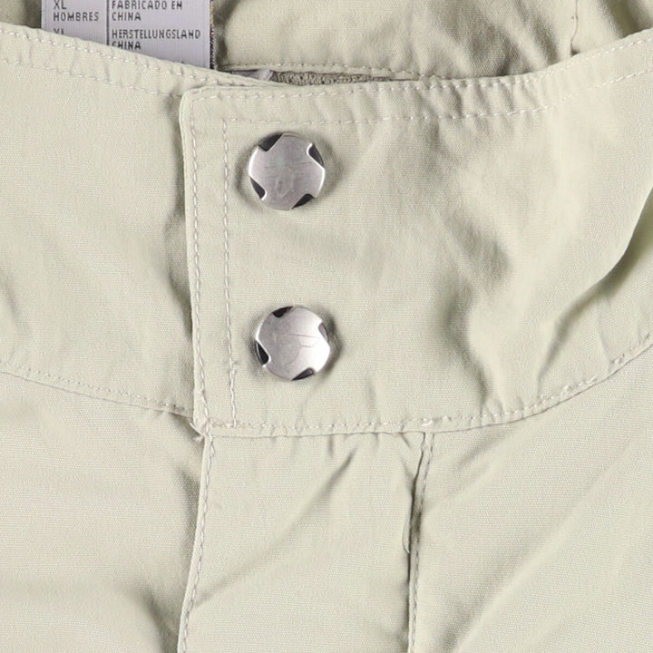 Columbia Titanium Stand Collar Fishing Vest, Men's XL Nylon Khaki type beige Vintage Second Hand