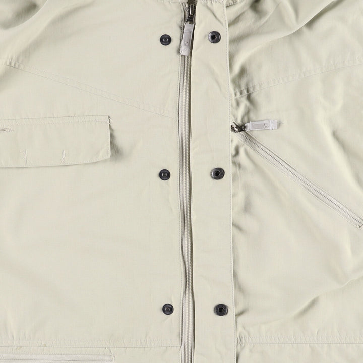 Columbia Titanium Stand Collar Fishing Vest, Men's XL Nylon Khaki type beige Vintage Second Hand