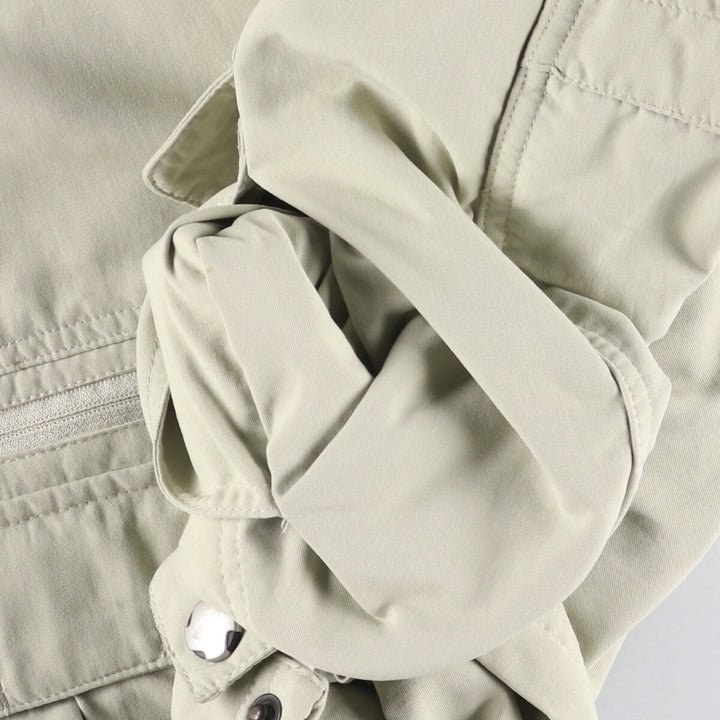 Columbia Titanium Stand Collar Fishing Vest, Men's XL Nylon Khaki type beige Vintage Second Hand