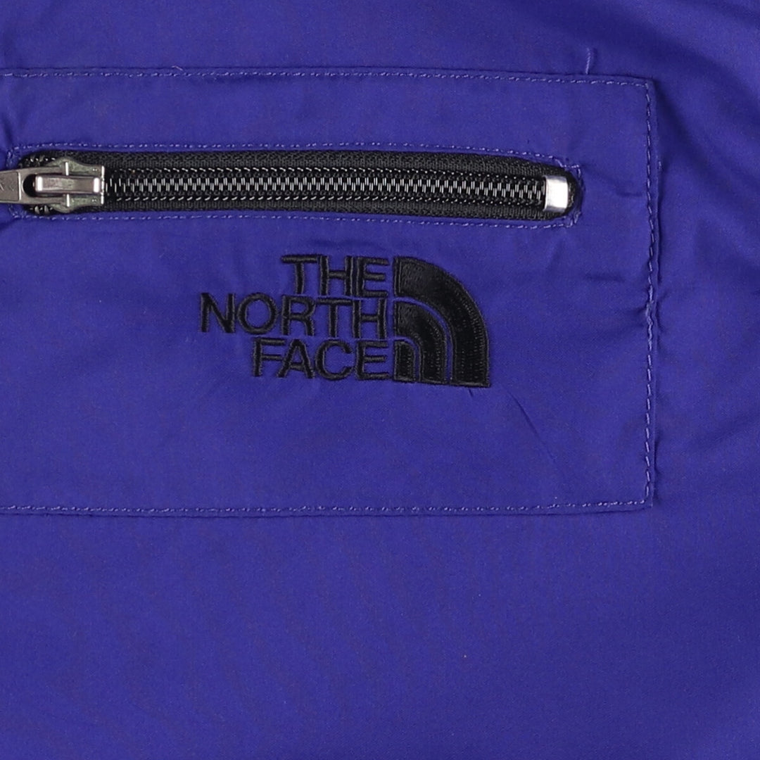 90'S THE NORTH FACE Warm-up vest, men's size L, vintage polyester Purple type blue-purple Vintage Second Hand