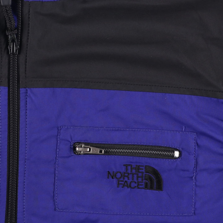 90'S THE NORTH FACE Warm-up vest, men's size L, vintage polyester Purple type blue-purple Vintage Second Hand