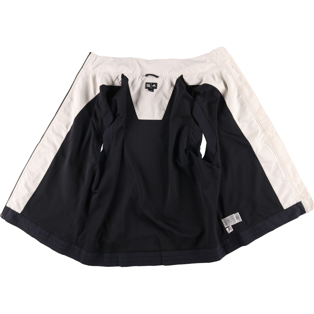 00'S adidas CLIMAPROOF WIND warm-up vest, men's size M polyester black type Vintage Second Hand