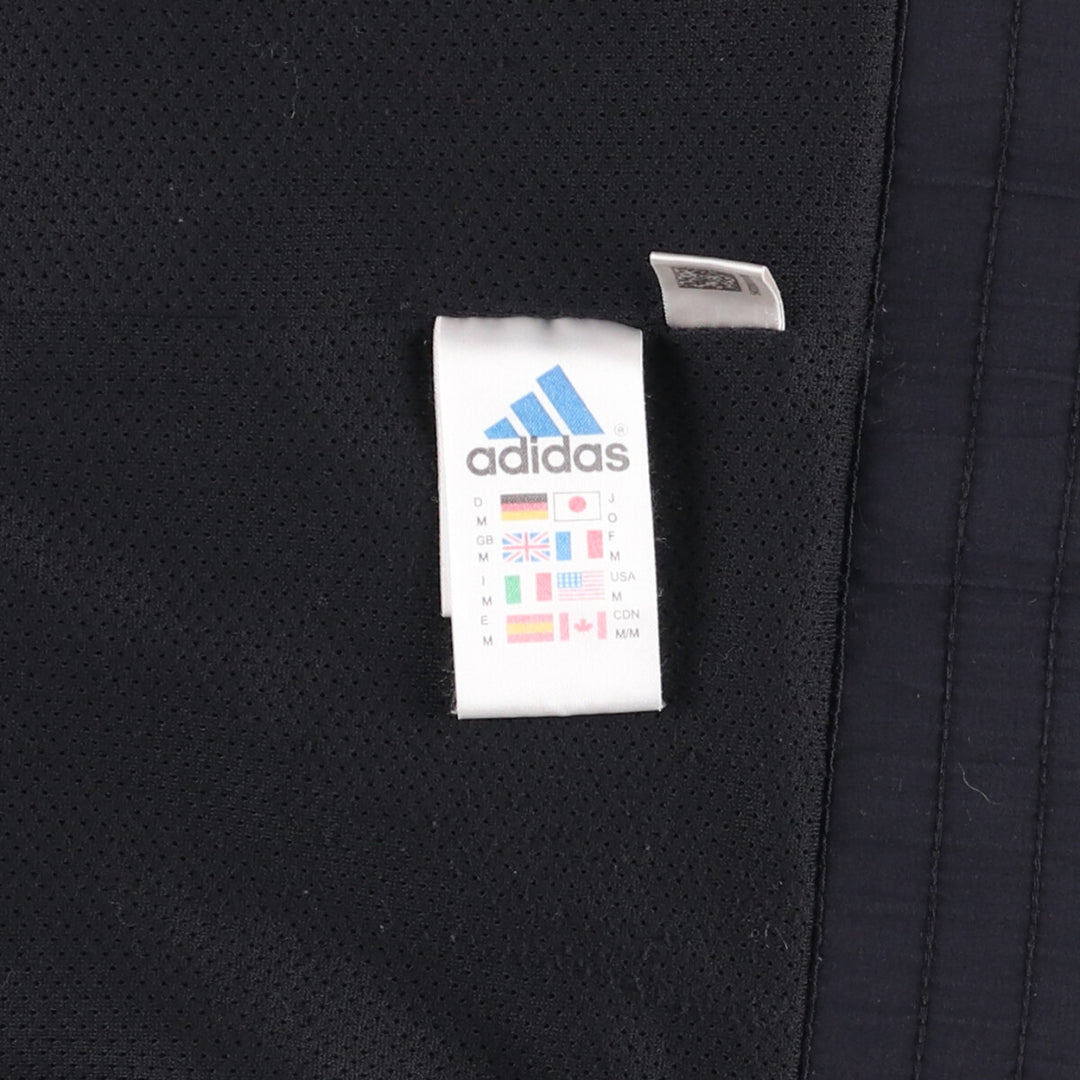 00'S adidas CLIMAPROOF WIND warm-up vest, men's size M polyester black type Vintage Second Hand