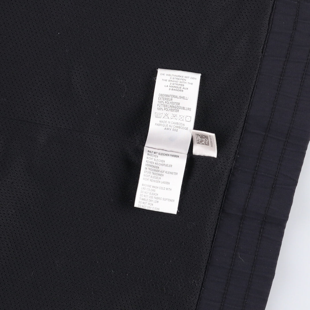 00'S adidas CLIMAPROOF WIND warm-up vest, men's size M polyester black type Vintage Second Hand