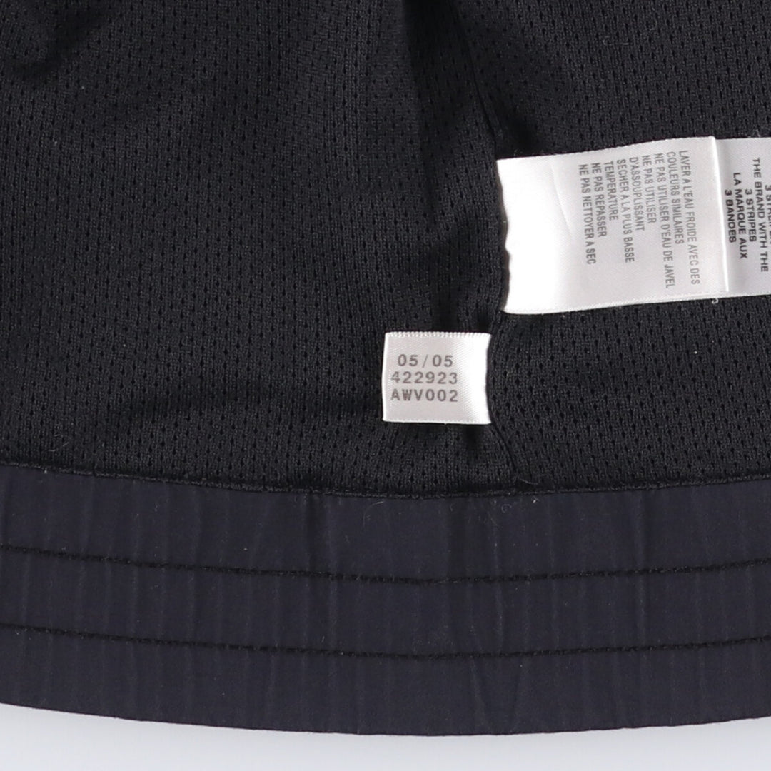 00'S adidas CLIMAPROOF WIND warm-up vest, men's size M polyester black type Vintage Second Hand