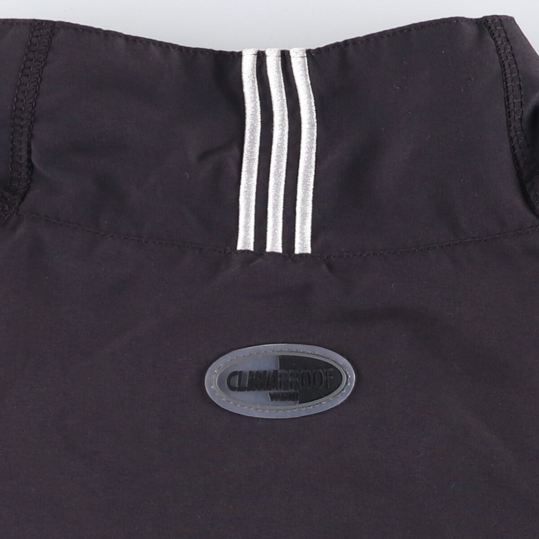 00'S adidas CLIMAPROOF WIND warm-up vest, men's size M polyester black type Vintage Second Hand