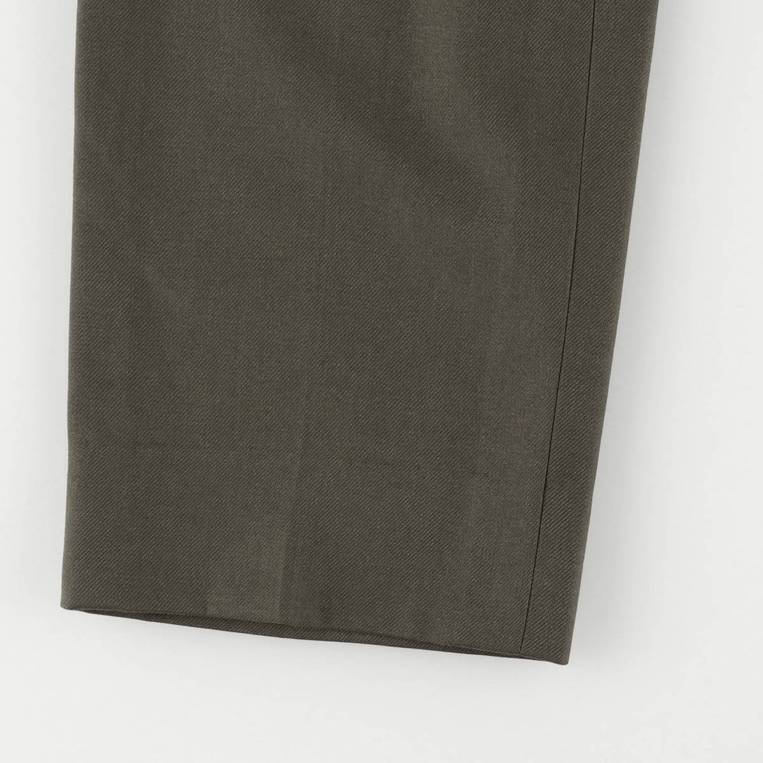 Burberry's BURBERRYS OF LONDON wool pants and slacks for men, size W33 polyester Khaki type Vintage Second Hand
