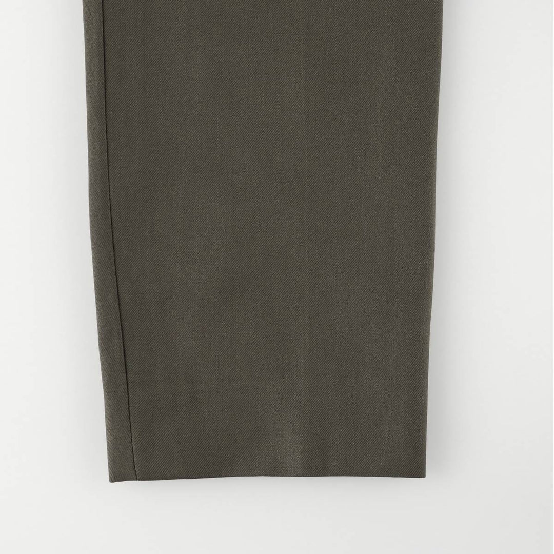 Burberry's BURBERRYS OF LONDON wool pants and slacks for men, size W33 polyester Khaki type Vintage Second Hand