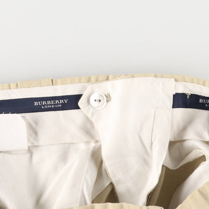 Burberry's BURBERRY LONDON slacks for men, size W34 others Beige type Vintage Second Hand