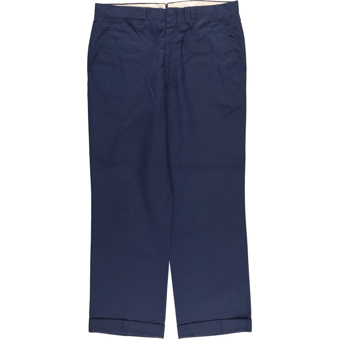 Vintage 1970'S Brooks Brothers men's slacks, size W36 unclear navy blue type Vintage Second Hand