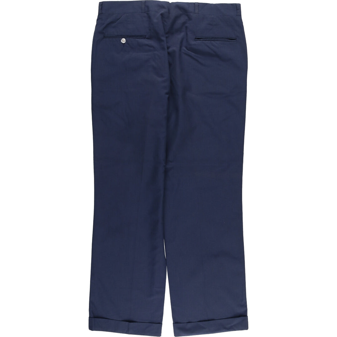 Vintage 1970'S Brooks Brothers men's slacks, size W36 unclear navy blue type Vintage Second Hand