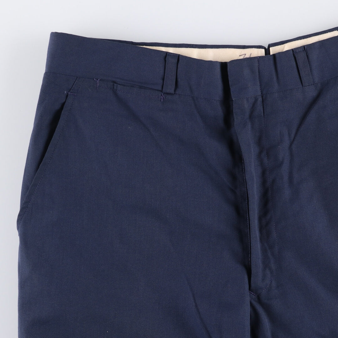 Vintage 1970'S Brooks Brothers men's slacks, size W36 unclear navy blue type Vintage Second Hand