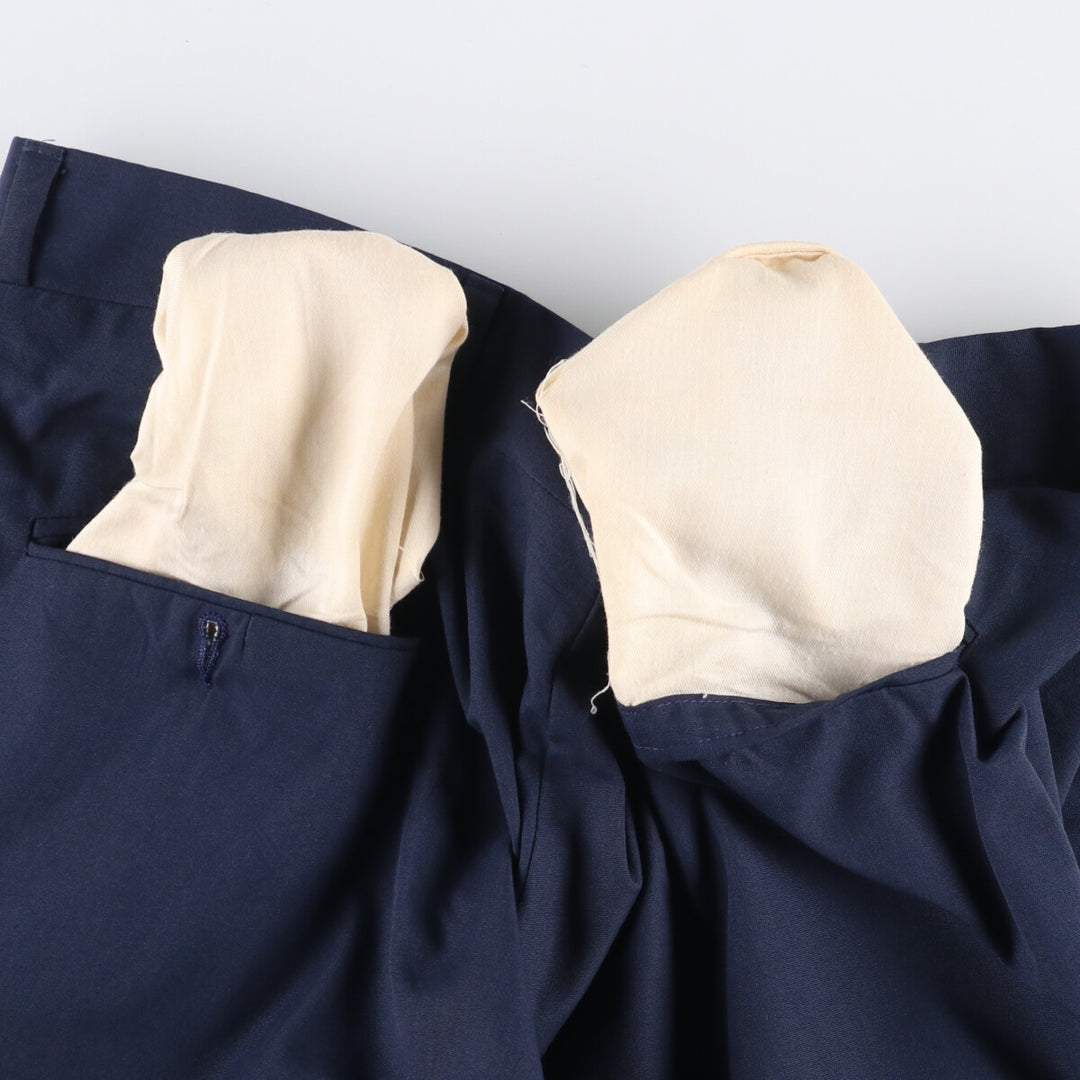 Vintage 1970'S Brooks Brothers men's slacks, size W36 unclear navy blue type Vintage Second Hand