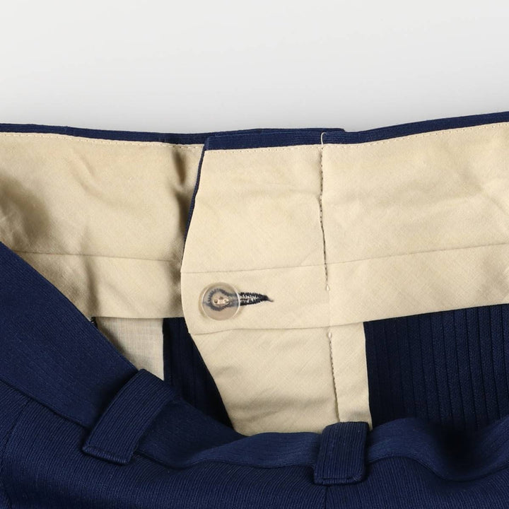 Vintage 90'S Jantzen Double Knit Flare Pants, Men's Size 34 unclear navy blue type Vintage Second Hand