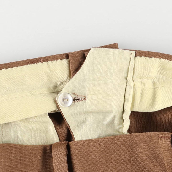 Vintage 1980'S JCPenney men's flare pants, size W34 unclear brown type Vintage Second Hand