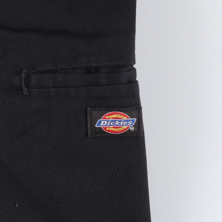 00'S Dickies work shorts, half pants, men's size W34 polyester black type Vintage Second Hand