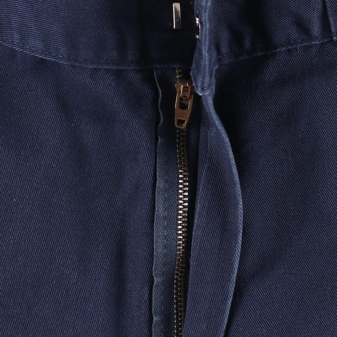Dickies Work Shorts, Half Pants, Men's, W35 equivalent polyester navy blue type Vintage Second Hand