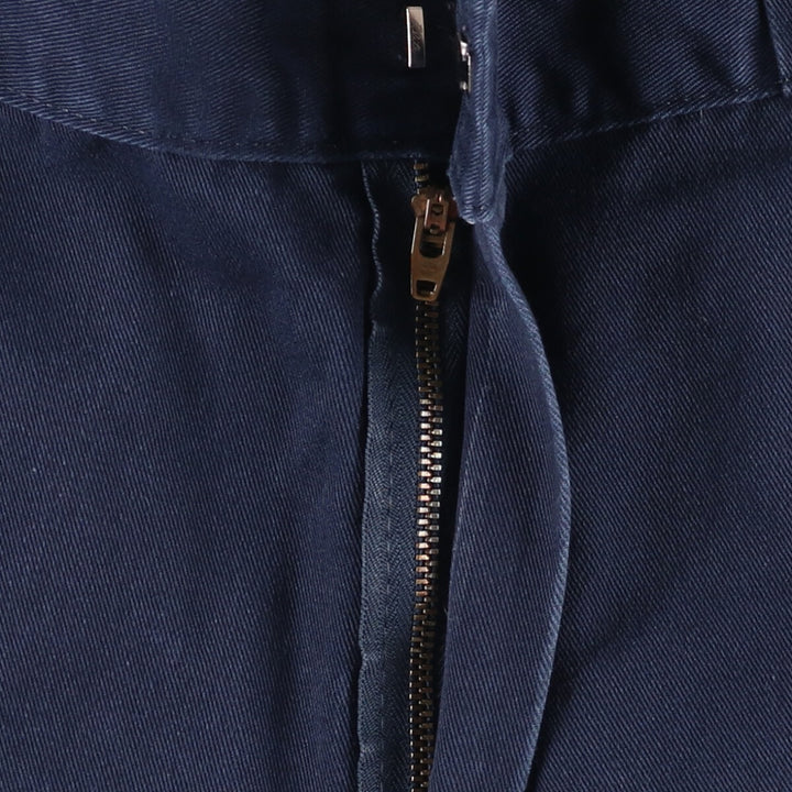 Dickies Work Shorts, Half Pants, Men's, W35 equivalent polyester navy blue type Vintage Second Hand