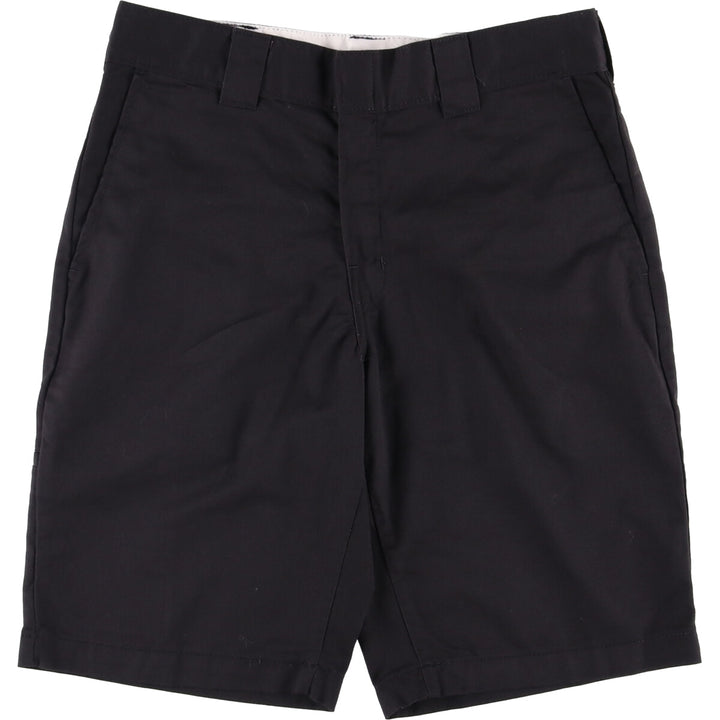 Dickies Work Shorts, Half Pants, Men's, W32 equivalent polyester black type Vintage Second Hand