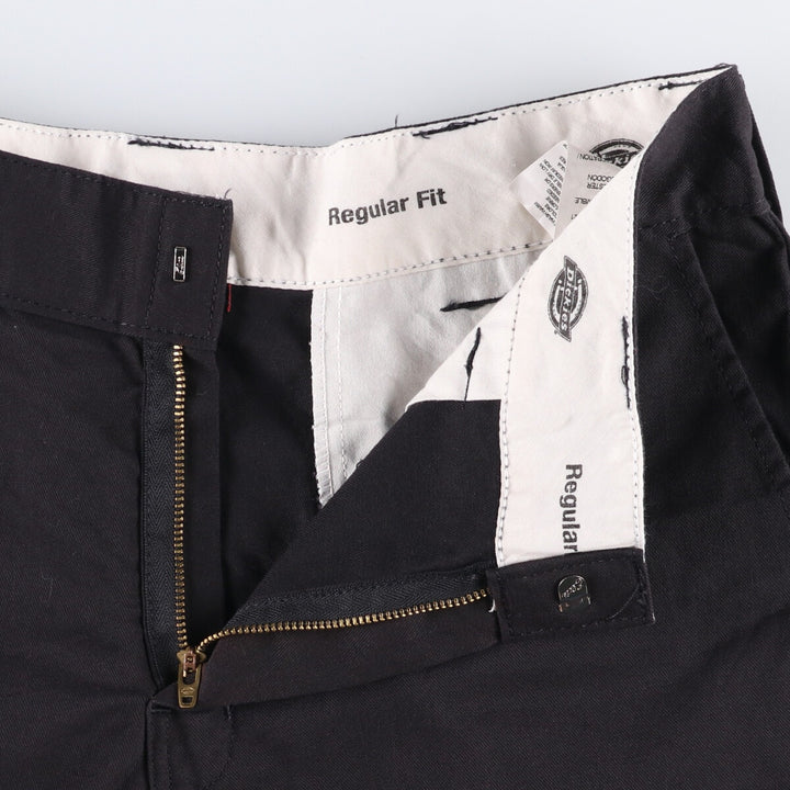Dickies Work Shorts, Half Pants, Men's, W32 equivalent polyester black type Vintage Second Hand