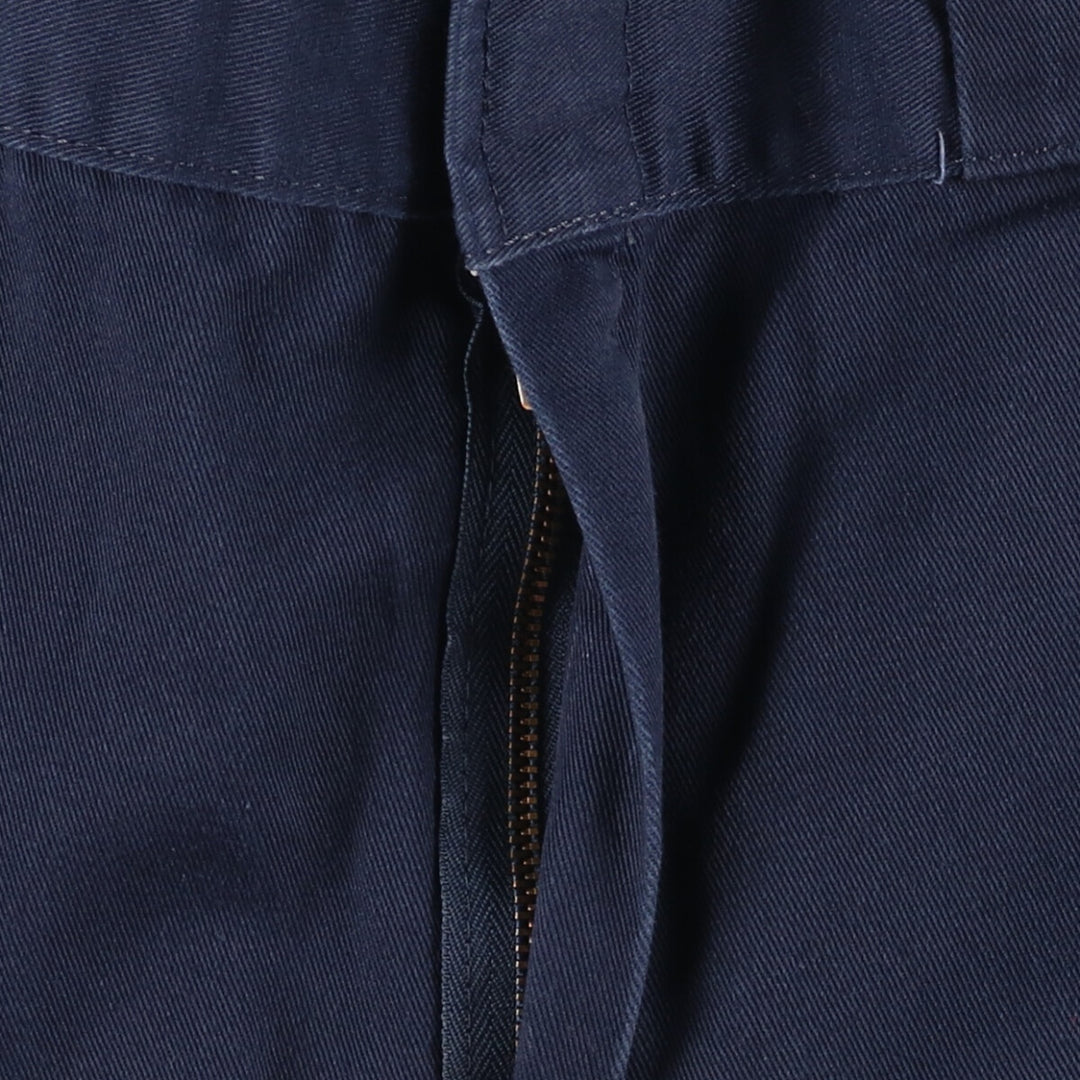 Dickies Work Shorts, Half Pants, Men's, W34 equivalent polyester navy blue type Vintage Second Hand