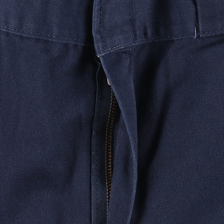 Dickies Work Shorts, Half Pants, Men's, W34 equivalent polyester navy blue type Vintage Second Hand