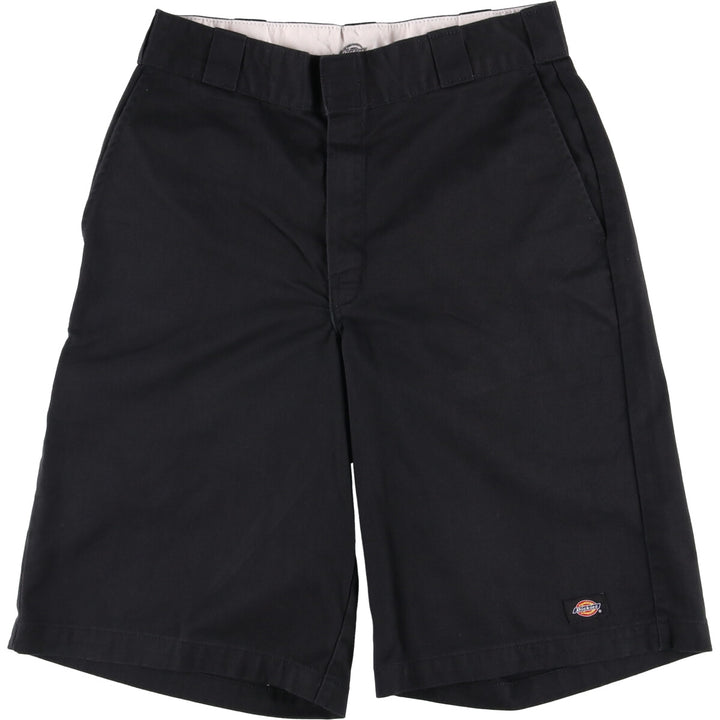 Dickies Work Shorts, Half Pants, Men's, W31 equivalent polyester black type Vintage Second Hand