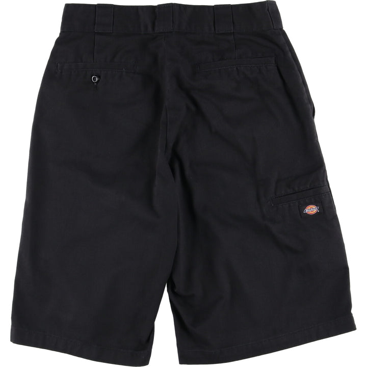 Dickies Work Shorts, Half Pants, Men's, W31 equivalent polyester black type Vintage Second Hand