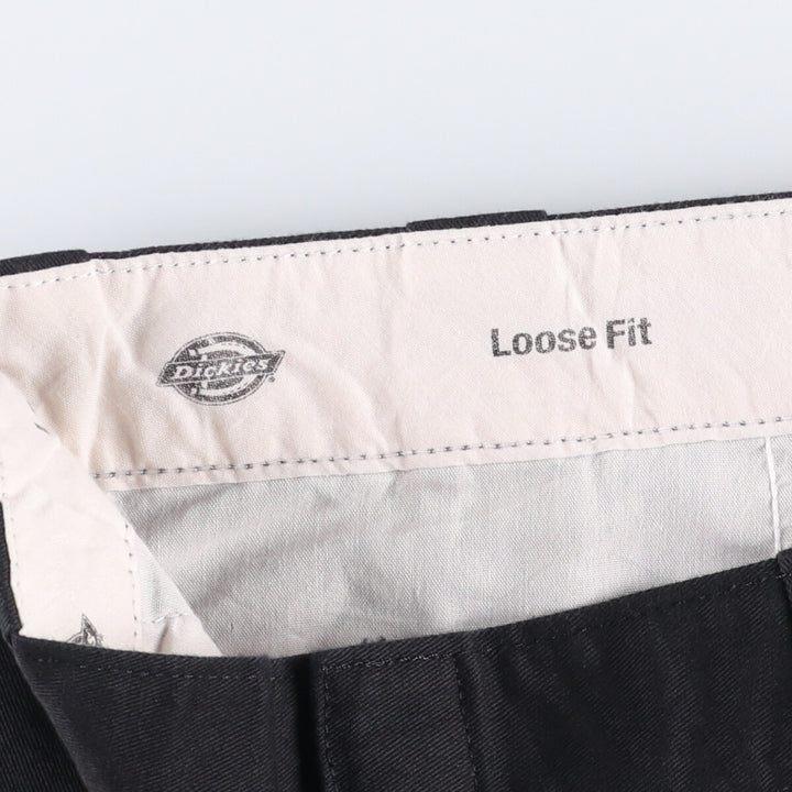 Dickies Work Shorts, Half Pants, Men's, W31 equivalent polyester black type Vintage Second Hand
