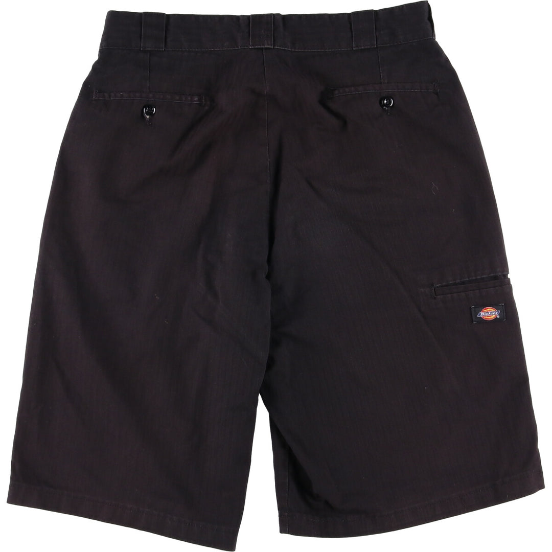 Dickies Work Shorts, Half Pants, Men's, W34 equivalent unclear black type Vintage Second Hand