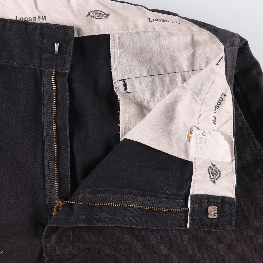 Dickies Work Shorts, Half Pants, Men's, W34 equivalent unclear black type Vintage Second Hand