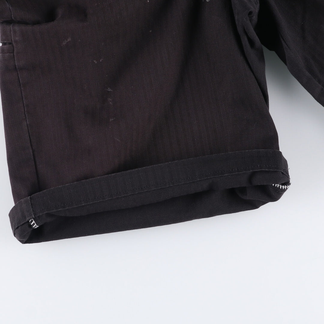 Dickies Work Shorts, Half Pants, Men's, W34 equivalent unclear black type Vintage Second Hand