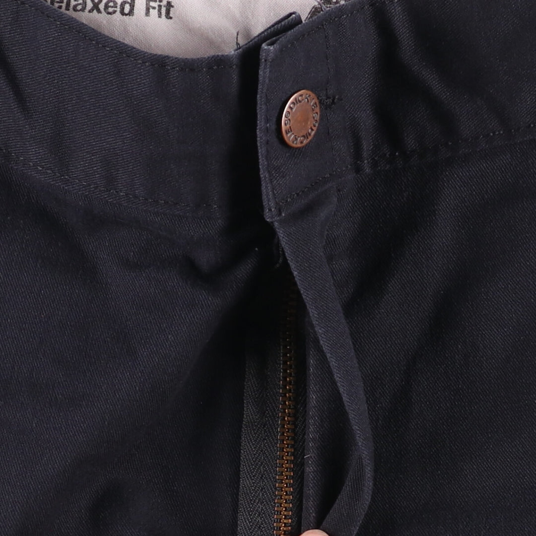 Dickies Men's Cargo Shorts, Size W37 polyester black type Vintage Second Hand