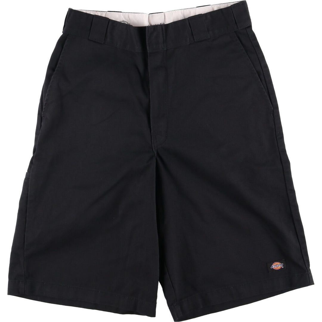 Dickies Work Shorts, Half Pants, Men's, W31 equivalent polyester black type Vintage Second Hand