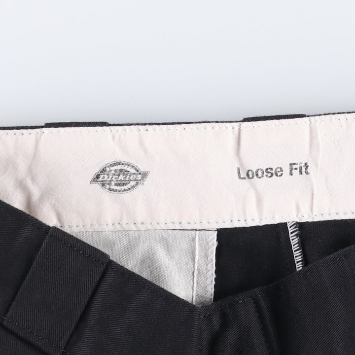 Dickies Work Shorts, Half Pants, Men's, W31 equivalent polyester black type Vintage Second Hand