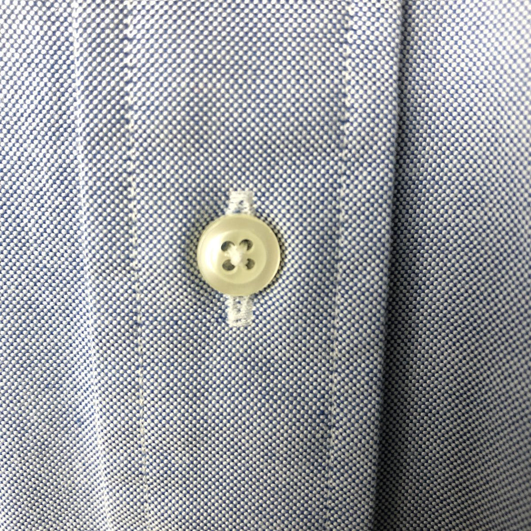80s-90'S Brooks Brothers Est.1818 Long Sleeve Button Down Shirt Made in USA Men's XL Vintage Supima Cotton Blue type light blue Vintage Second Hand