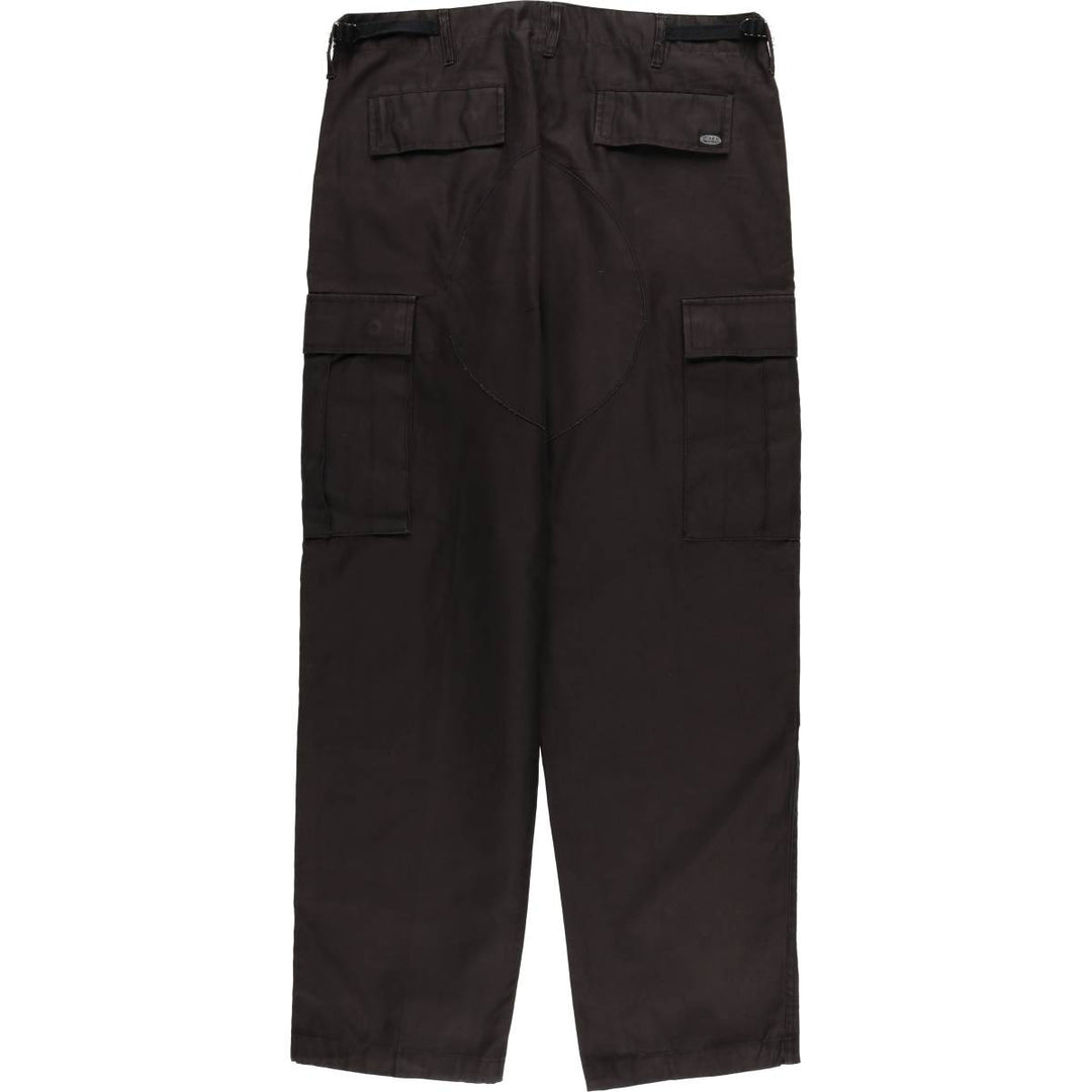Civilian MFH Military Cargo Pants Men's Size W35 polyester black type Vintage Second Hand