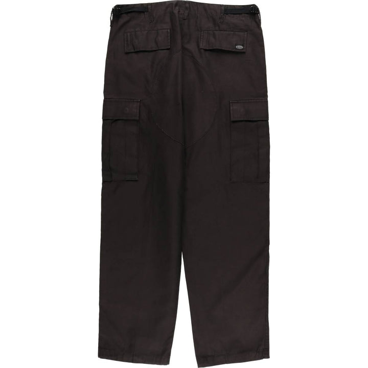 Civilian MFH Military Cargo Pants Men's Size W35 polyester black type Vintage Second Hand