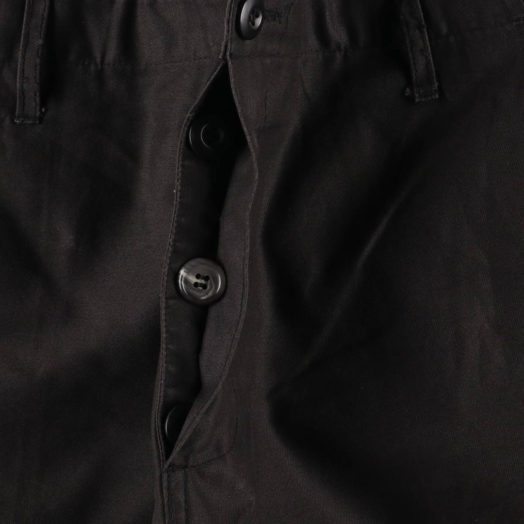 Civilian MFH Military Cargo Pants Men's Size W35 polyester black type Vintage Second Hand