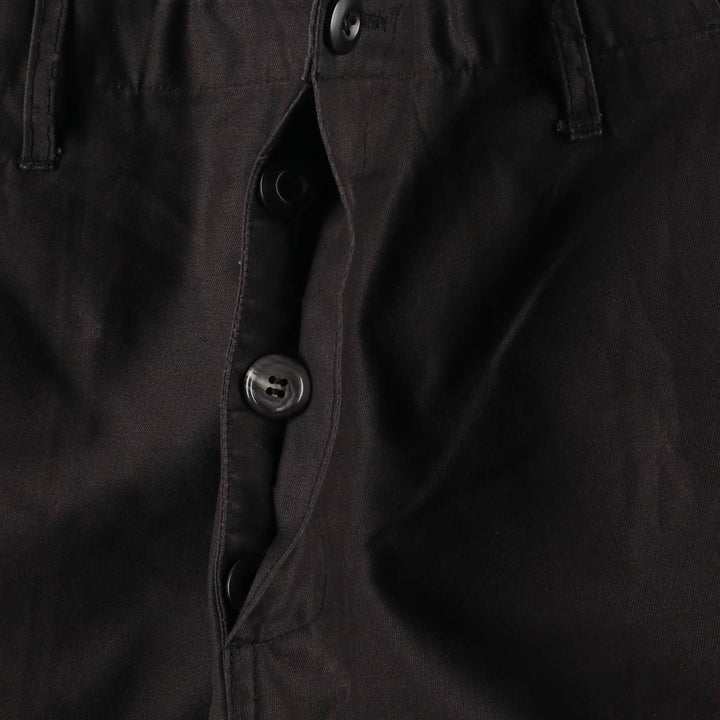 Civilian MFH Military Cargo Pants Men's Size W35 polyester black type Vintage Second Hand