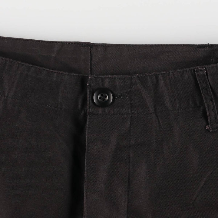 Civilian MFH Military Cargo Pants Men's Size W35 polyester black type Vintage Second Hand