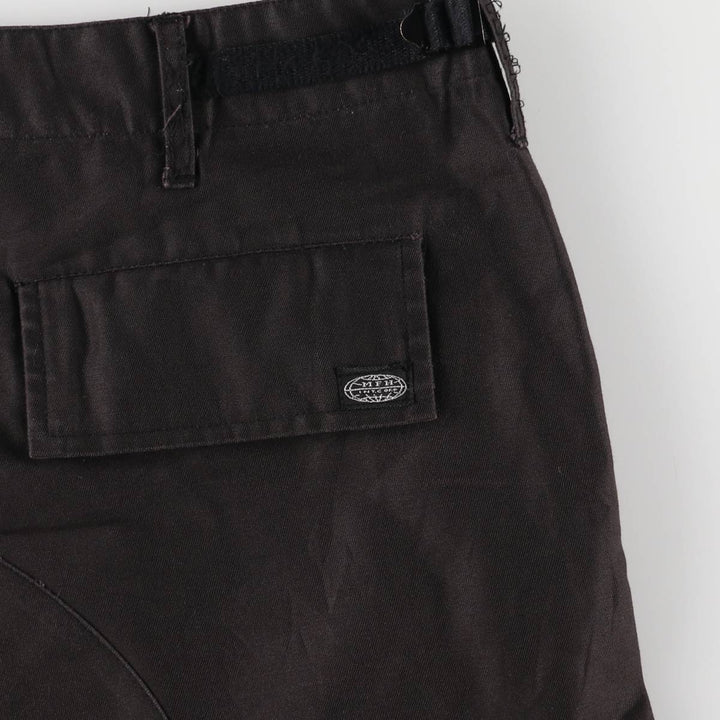 Civilian MFH Military Cargo Pants Men's Size W35 polyester black type Vintage Second Hand