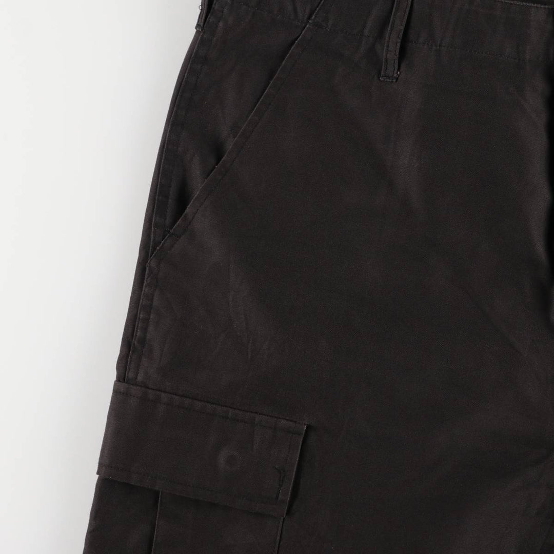 Civilian MFH Military Cargo Pants Men's Size W35 polyester black type Vintage Second Hand